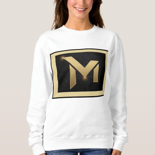 Trendy Luxury Letter sweatshirt (Voorkant)