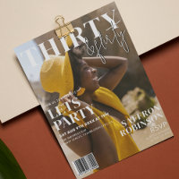 Trendy Magazine Cover | 30e Verjaardagsfeestje