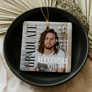 Trendy Magazine Hoesje geïnspireerd op Afstuderen Keramisch Ornament