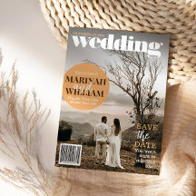 Trendy magazine Hoesje Sla de datumfoto op