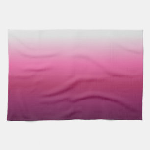 trendy magenta maroon marsala burgundy ombre theedoek