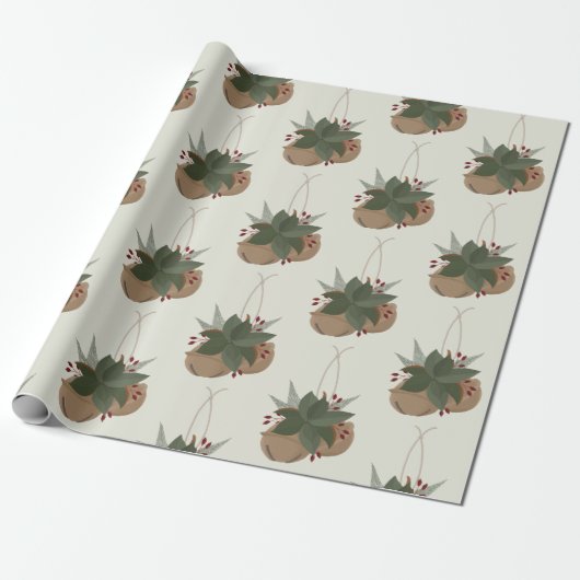 Trendy Magnolia spray en kerstklokken ontwerp Cadeaupapier (Uitgerold)