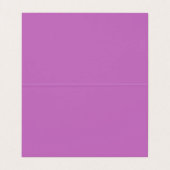 Trendy make-up artiest Lila & orchidee kleur monog Visitekaartjes (Binnenkant ongevouwen)