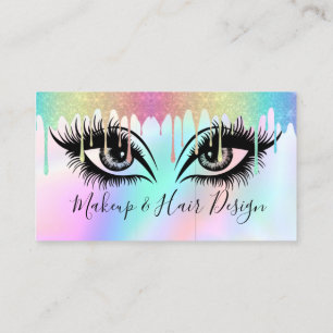 Trendy Make-up Artist Hair Salon Visitekaartje