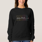 Trendy MAMA causaal sweatshirt (Voorkant)