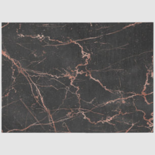 Trendy Marble Pink Black Modern Tissuepapier