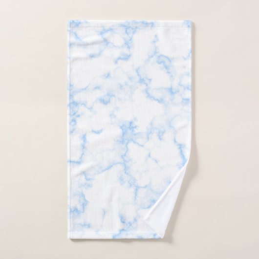 Trendy Marble Stone Design met naam Bad Handdoek (Handdoek)
