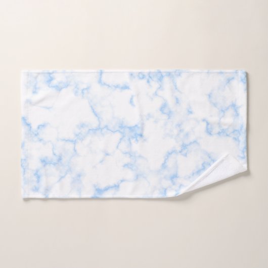 Trendy Marble Stone Design met naam Bad Handdoek (Handdoek)