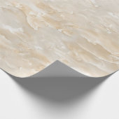 Trendy Marble Stone Texture Cadeaupapier (Hoek)