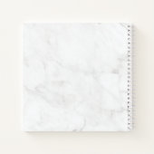 Trendy Marble Waterverf Onze Bucket List Couple Notitieboek (Achterkant)