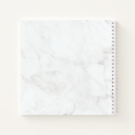 Trendy Marble Waterverf Onze Bucket List Couple Notitieboek (Achterkant)
