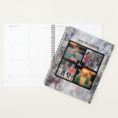 Trendy marmer foto collage persoonlijk planner (Display)