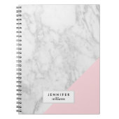 Trendy marmeren textuur notitieboek (Voorkant)