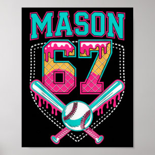 Trendy Mason 67 Mem Ijs Drip Bysebyll Verjaardag Poster