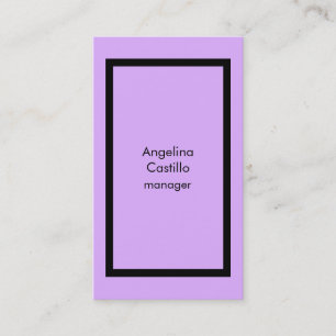 Trendy  Mauve Mallow Pink Stijlvol Visitekaartje