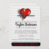 Trendy Medical School Afstuderen Aankondiging (Voorkant / Achterkant)