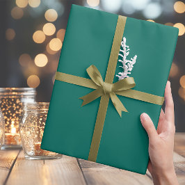 Trendy Medium Blauw Groen Inpakpapier