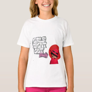 Trendy Meisjes Uitstapje Feest Rode Fedora Hoed Vr T-shirt