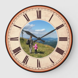 TRENDY MEMORABLE MOMENTEN PERSONALISEERD AFBEELDIN GROTE KLOK