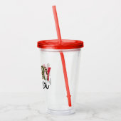 Trendy "Merry Mama" kerstvakantie Acryl Drinkbeker (Links)