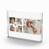 Trendy minimalist Collage Fathers Foto Papa Gift (Rechts)