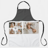 Trendy minimalist Collage Fathers Foto Papa Gift Schort (Voorkant)