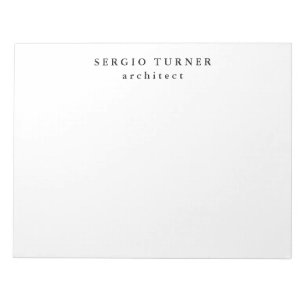 Trendy Minimalist Professional Notitieblok