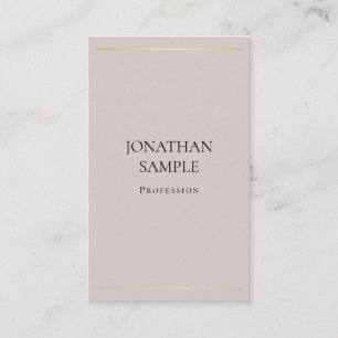 Trendy minimalistisch design elegant gewoon modern visitekaartje