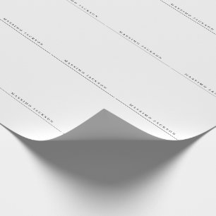Trendy Minimalistische Elegante Professionele Seri Cadeaupapier