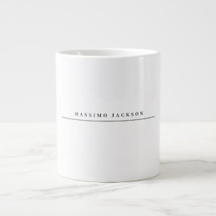 Trendy Minimalistische Elegante Professionele Seri Extra Grote Beker