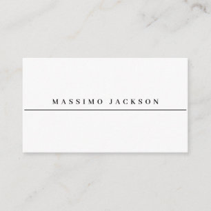 Trendy Minimalistische Elegante Professionele Seri Informatiekaartje