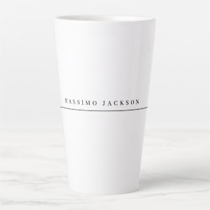 Trendy Minimalistische Elegante Professionele Seri Latte Mok