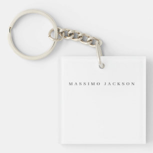 Trendy Minimalistische Elegante Professionele Seri Sleutelhanger