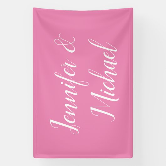 Trendy minimalistische moderne eenvoudige pastelkl spandoek (Verticaal)