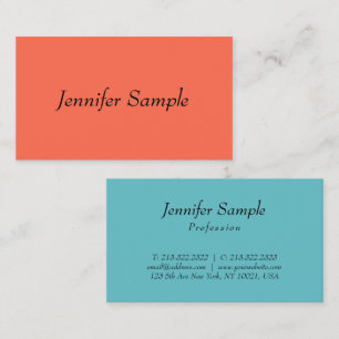 Trendy minimalistische Sjabloon Modern elegant des Visitekaartje