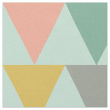 Trendy Mint Geometric Triangle Patroon