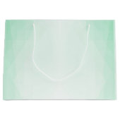 Trendy Mint Green Moderne Elegante Sjabloon Groot Cadeauzakje (Voorkant)