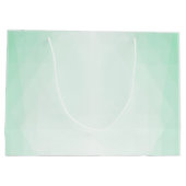 Trendy Mint Green Moderne Elegante Sjabloon Groot Cadeauzakje (Achterkant)