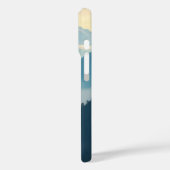 Trendy Misty Mountain Serenity | Natuur Uitzicht Case-Mate iPhone Case (Achterkant / Links)