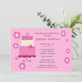 Trendy Mod Cake Bridal Shower Kaart (Staand voorkant)