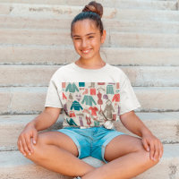 Trendy Mode Patroon Stijlvolle kleding Grafische