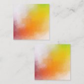 Trendy Modern Abstract kunstwerk Blank Sjabloon (Voorkant / Achterkant)