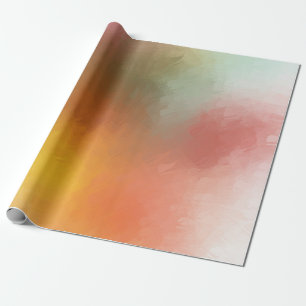 Trendy Modern Abstract Kunstwerk Elegant Kleurrijk Cadeaupapier