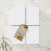 Trendy Modern Abstract Minimalistisch Eenvoudig Cadeaulabel (Met Touw)