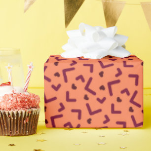 Trendy modern cadeauverpakkings papier