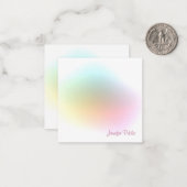 Trendy Modern Colorful Sjabloon Handgeschreven (Voorkant / Achterkant in situ)