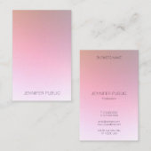 Trendy Modern Creative Colorful Design Sjabloon Visitekaartje (Voorkant / Achterkant)