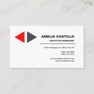 Trendy Modern Elegant Contemmodern minimalist Visitekaartje