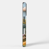 Trendy Modern Felted Bloemen Gepersonaliseerde Naa Case-Mate iPhone Case (Achterkant / Rechts)