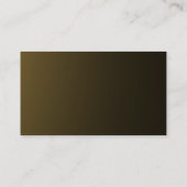 Trendy Modern Gold Red Stripe Visitekaartje (Achterkant)